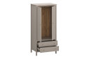 Obrázek 2 - Skříň dvoudveřová se zásuvkami Kleo 91x201x61 cm Taupe