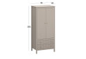 Obrázek 3 - Skříň dvoudveřová se zásuvkami Kleo 91x201x61 cm Taupe