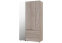 Obrázek 1 - Skříň třídveřová se zrcadlem Gelar 116.5 cm Dub sonoma