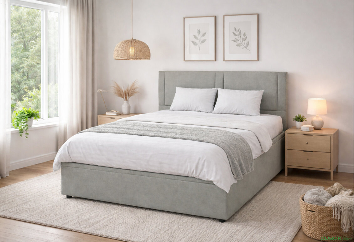 Obrázek 2 - Postel Fro Sol 160x200 s roštem, úložným prostorem Mono 246, šedá
