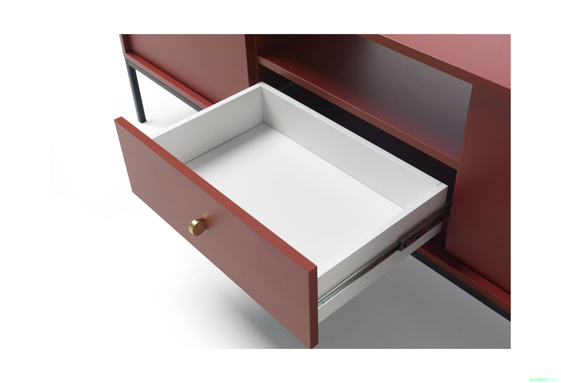 Obrázek 7 - TV stolek MRTV154 Mono bordo
