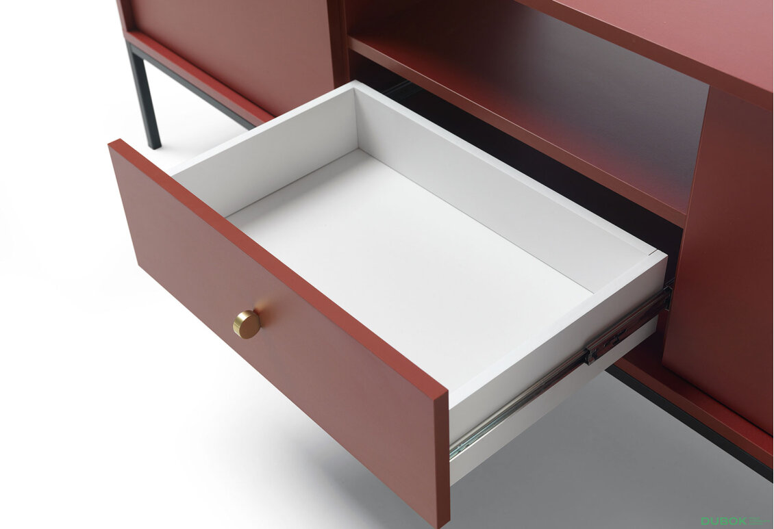 Obrázek 7 - TV stolek MRTV154 Mono bordo