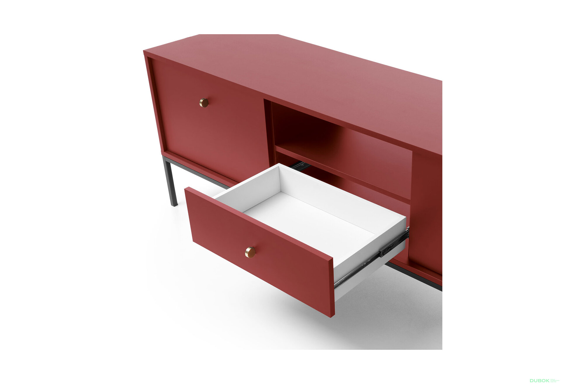 Obrázek 8 - TV stolek MRTV154 Mono bordo