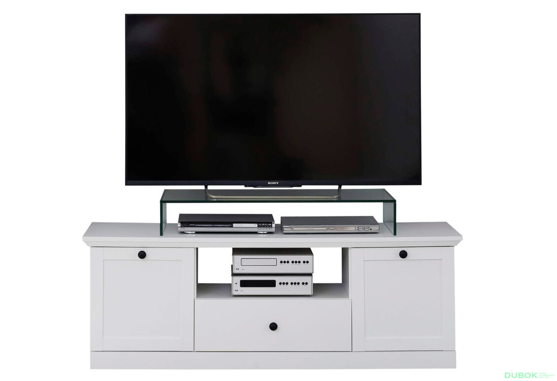 Obrázek 2 - TV stolek 2d1s/140 bílý Brandson