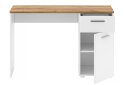 Obrázek 2 - Psací stůl 1d1s/120 dub craft tmavý / bílý Candy