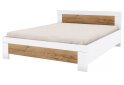 Obrázek 1 - Postel 160x200 dub craft tmavý / bílý Candy