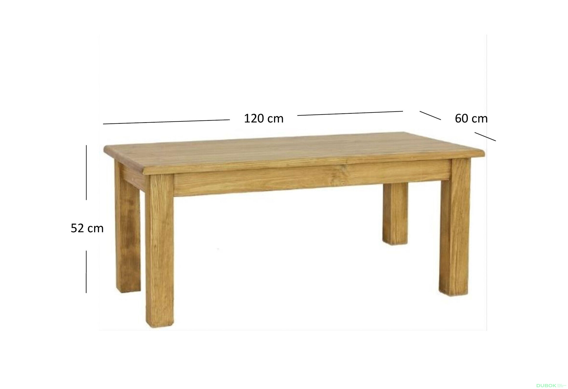 Obrázek 3 - Konferenční stolek 120 medová borovice Classic Wood
