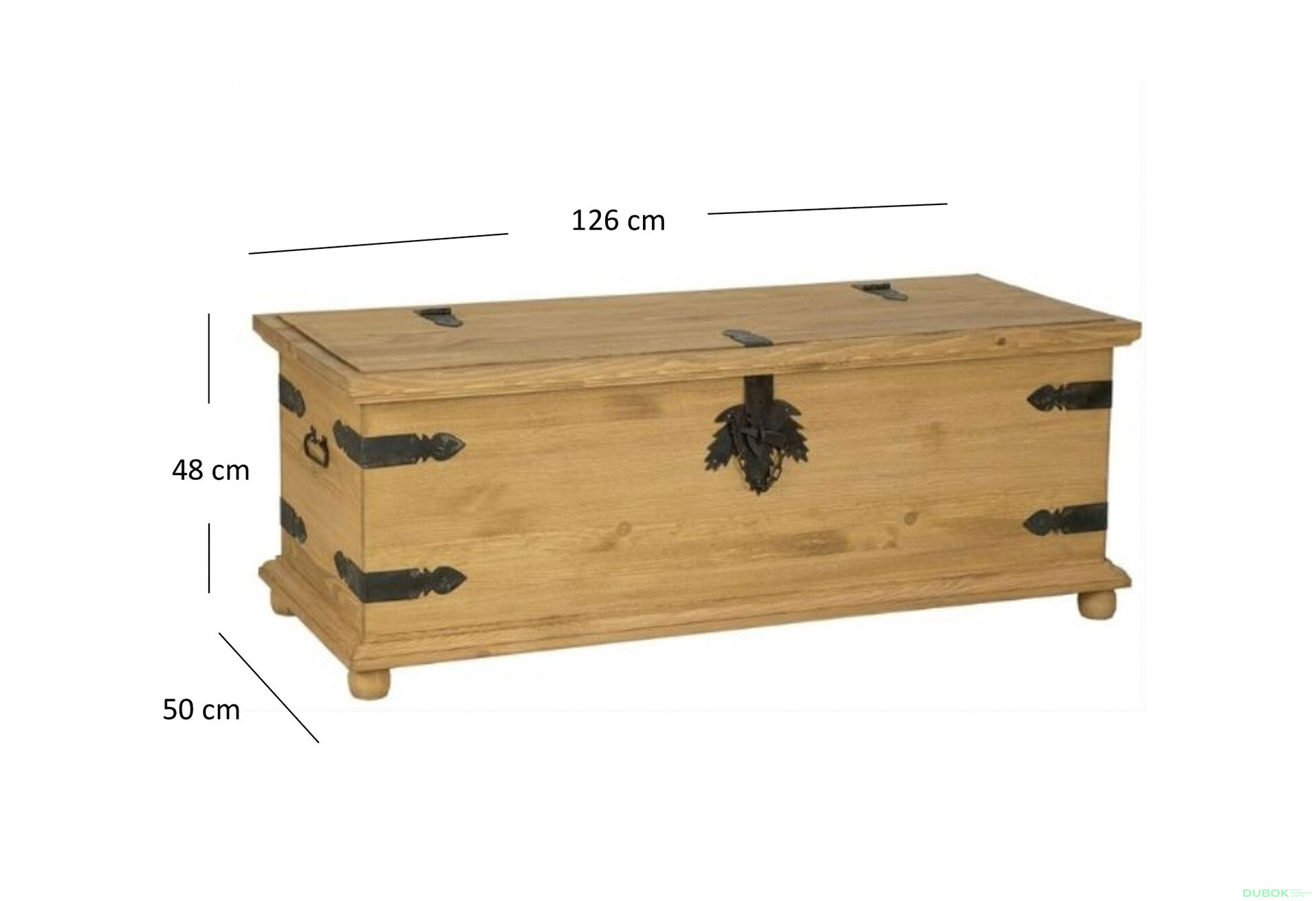 Obrázek 3 - Truhla medová borovice Classic Wood