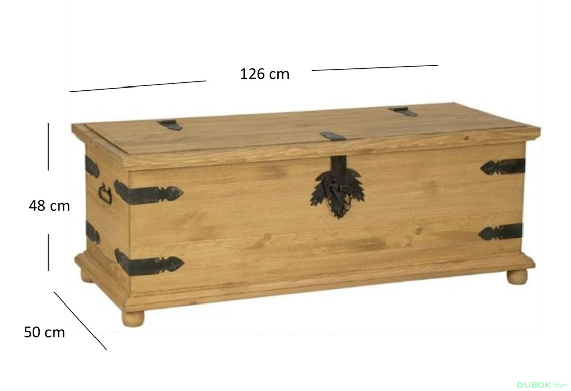Obrázek 3 - Truhla medová borovice Classic Wood