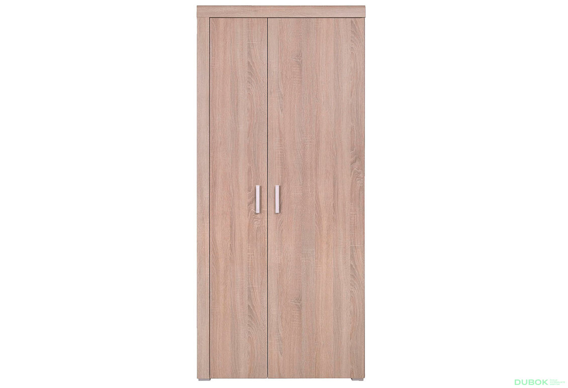 Skříň dvoudveřová Damis 90x203x55 cm Dub sonoma