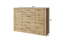 Obrázek 2 - Komoda 2d4s dub navarra Doorset