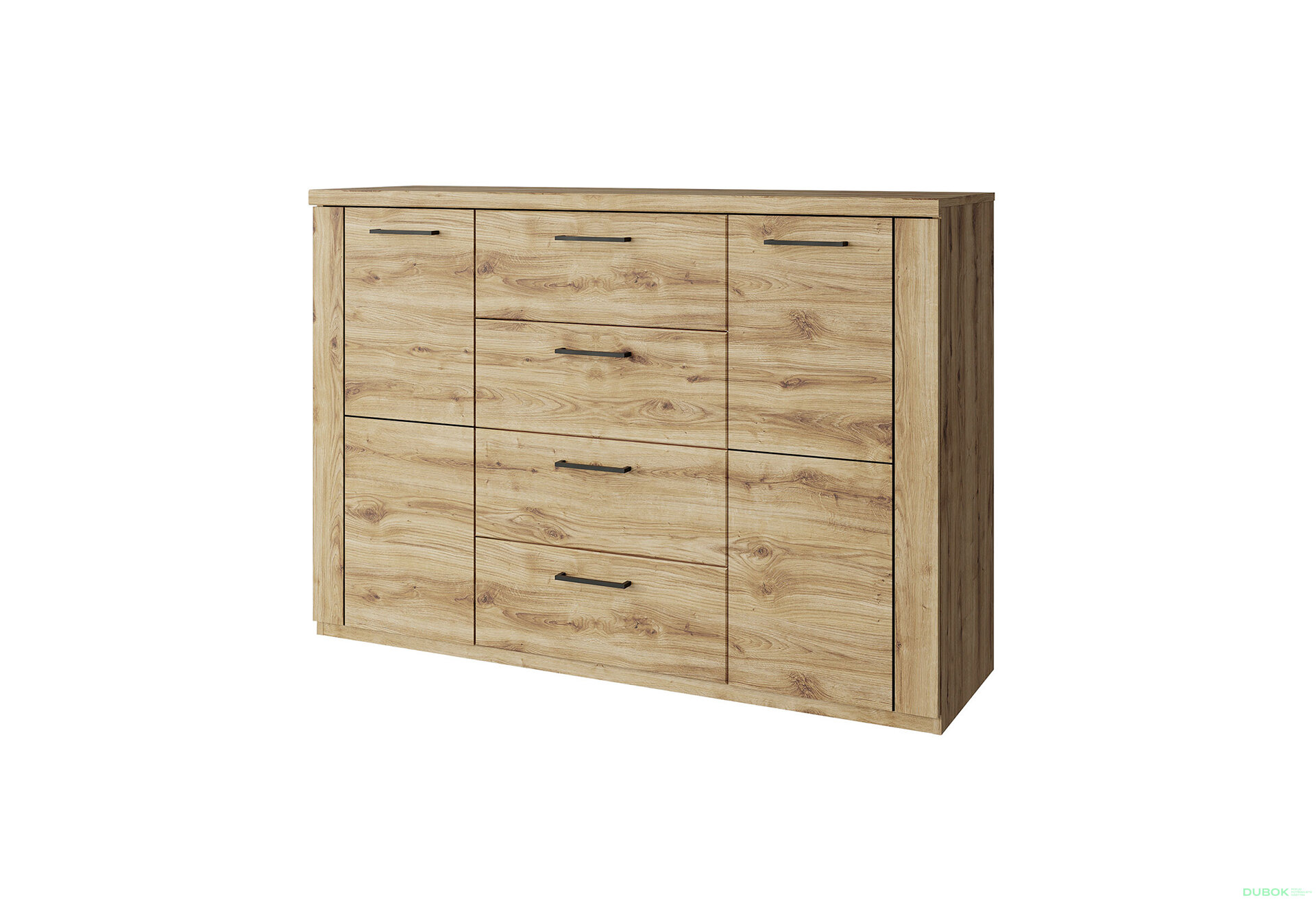Obrázek 1 - Komoda 2d4s dub navarra Doorset
