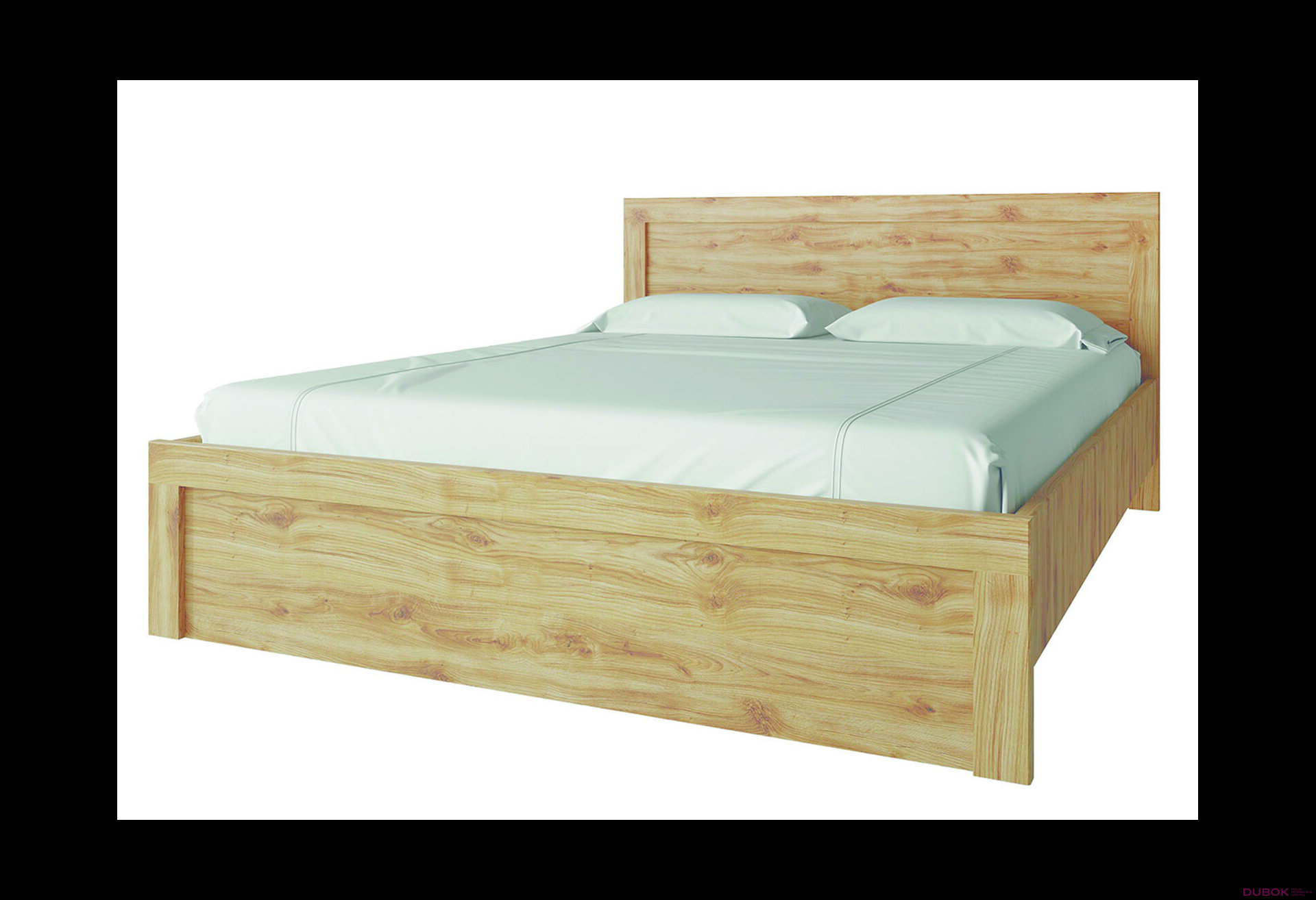 Obrázek 1 - Postel 160x200 dub navarra Doorset