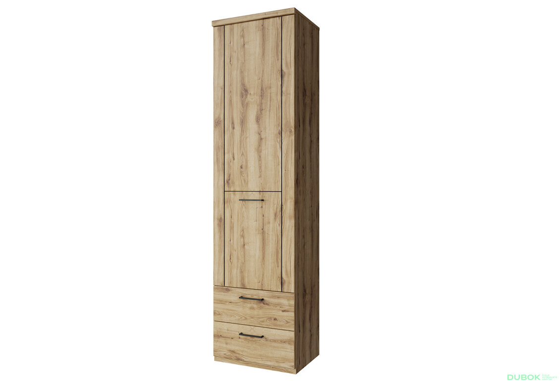 Regál 1d2s dub navarra Doorset
