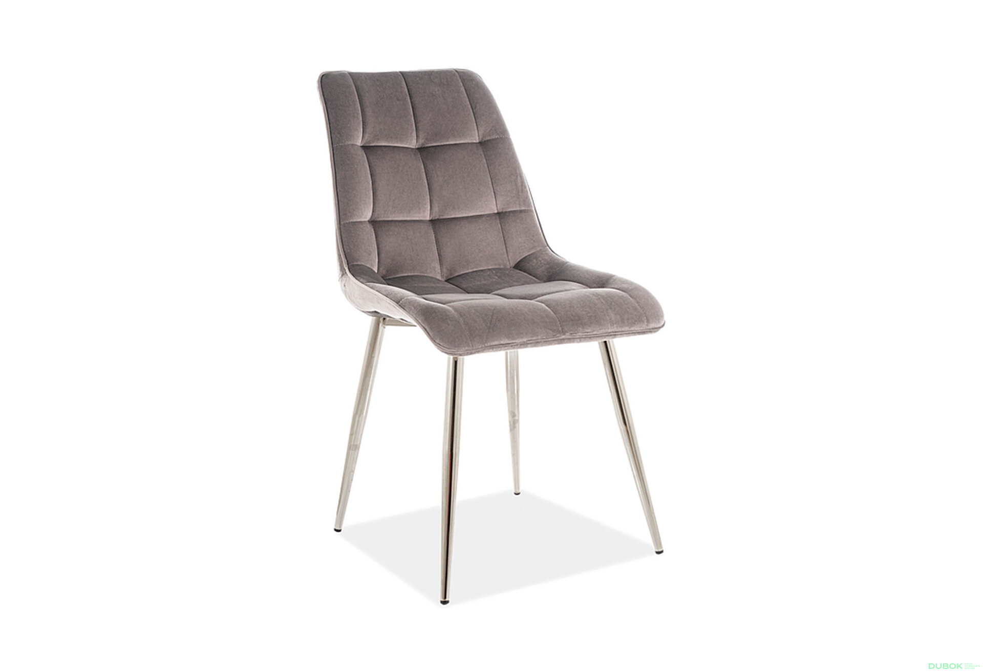 Obrázek 2 - Židle Chic Chom Velvet šedý Bluvel 14