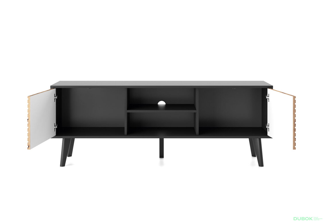 Obrázek 5 - TV stolek RTV154 dub artisan / černý Willow