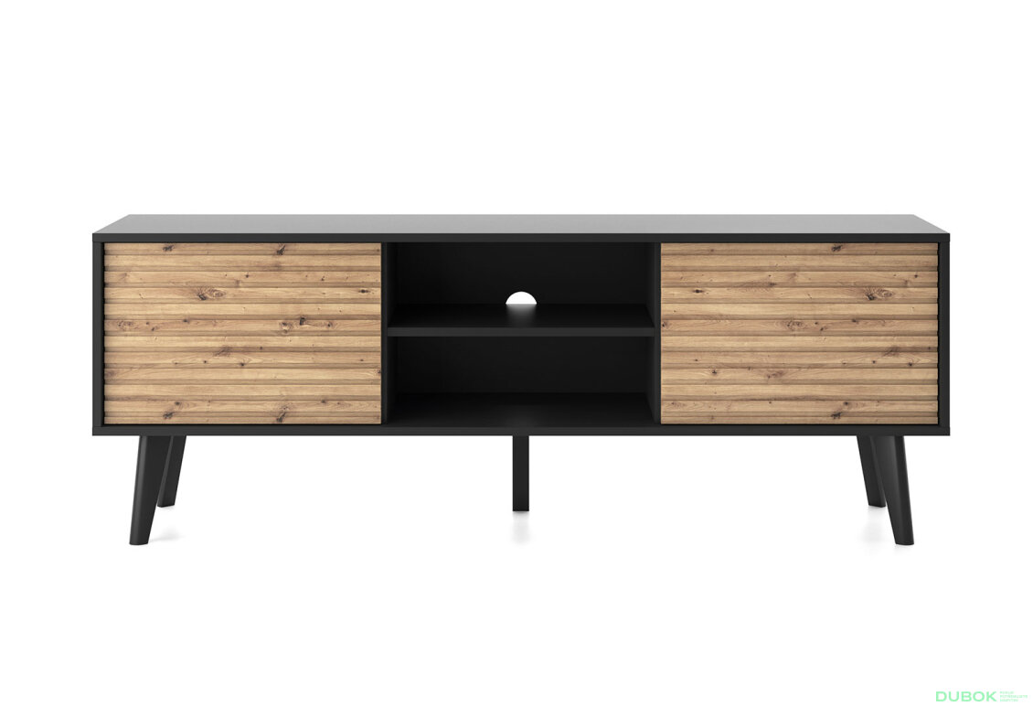 Obrázek 4 - TV stolek RTV154 dub artisan / černý Willow