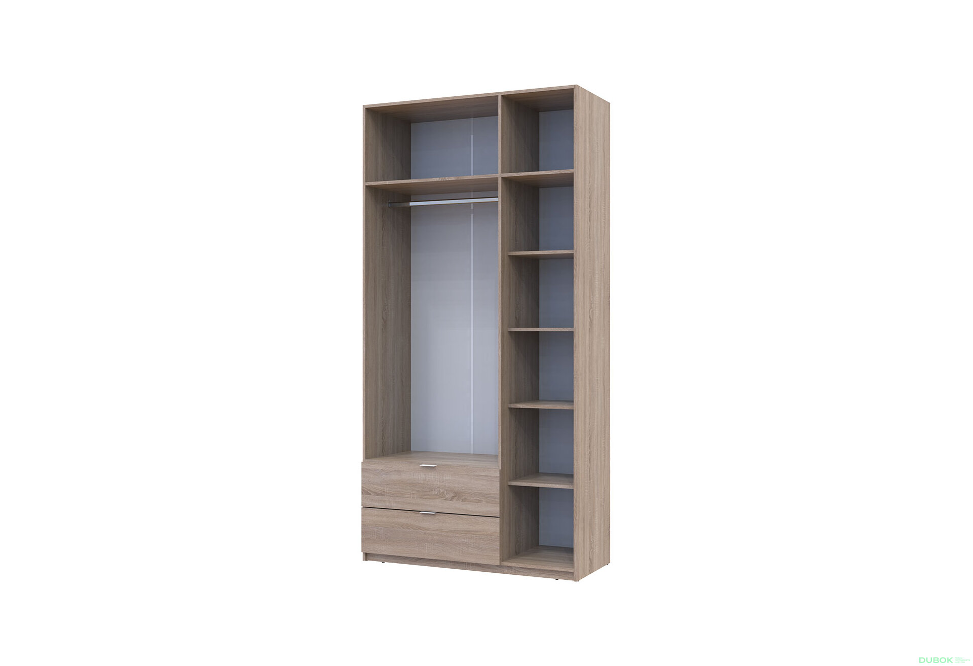 Obrázek 5 - Skříň čtyřdveřová Lukas 120 cm dub sonoma