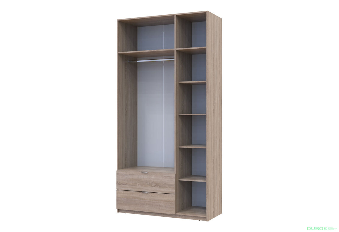 Obrázek 5 - Skříň čtyřdveřová Lukas 120 cm dub sonoma