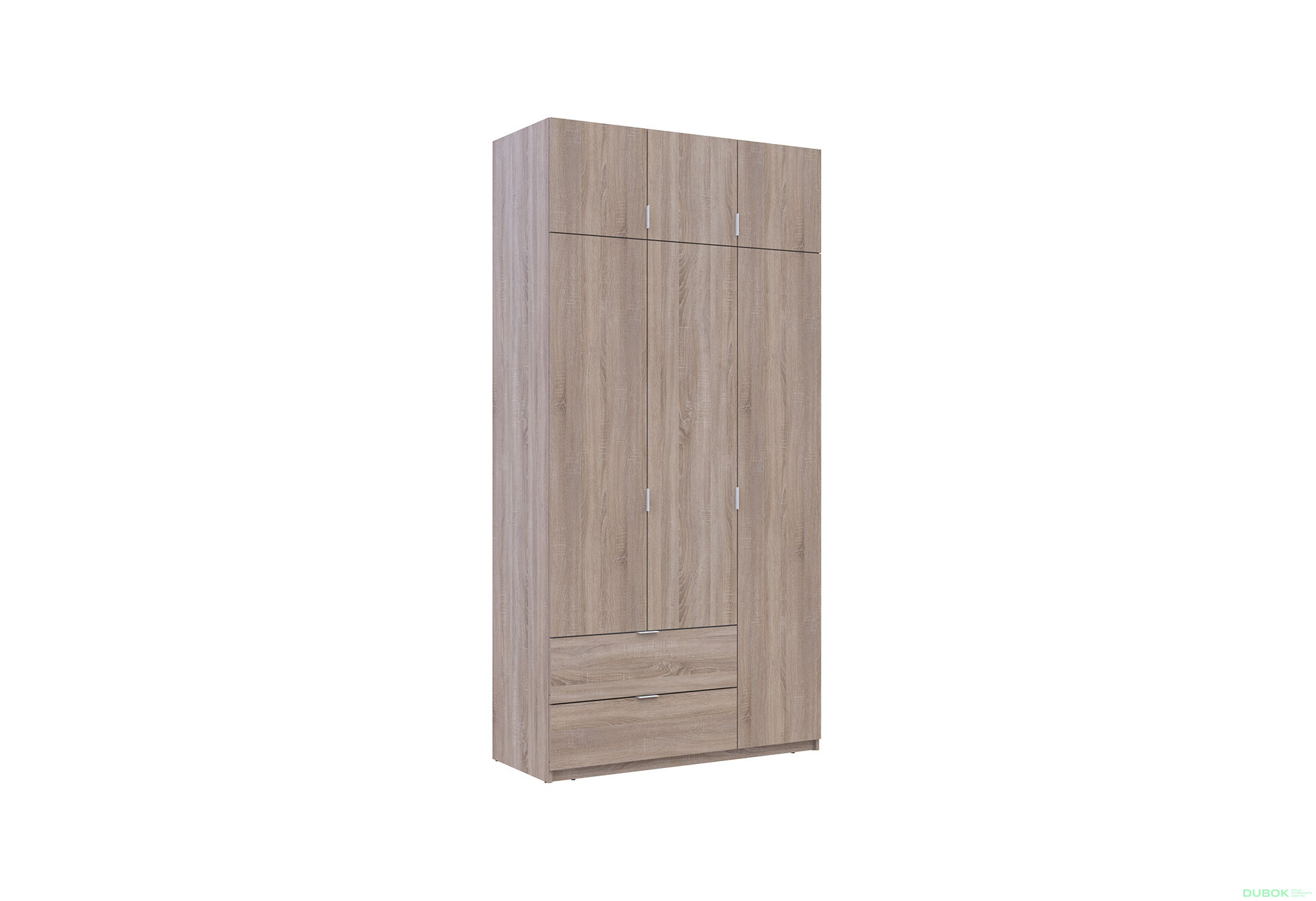 Obrázek 3 - Skříň čtyřdveřová Lukas 120 cm dub sonoma