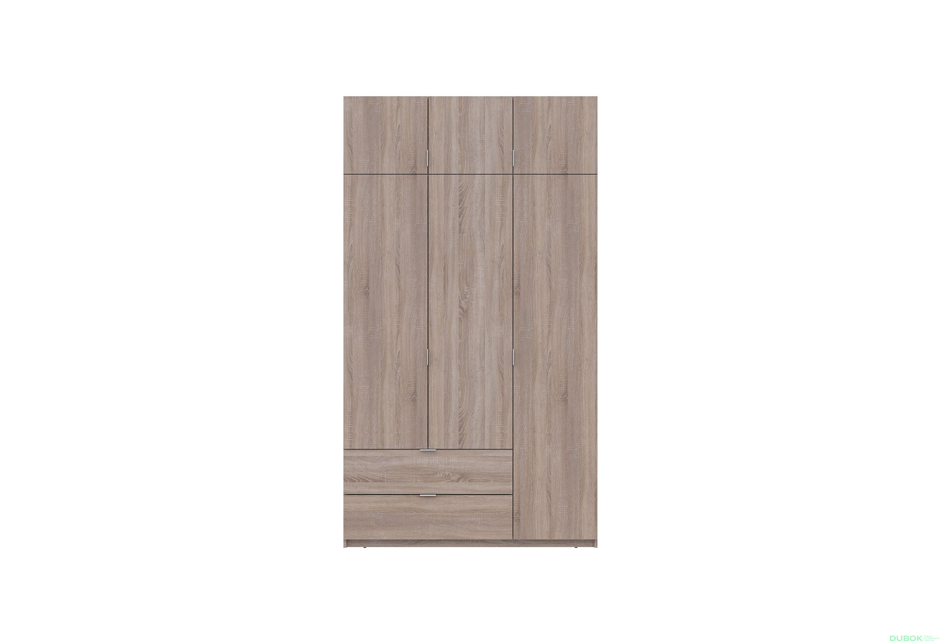 Obrázek 3 - Skříň čtyřdveřová Lukas 135 cm dub sonoma